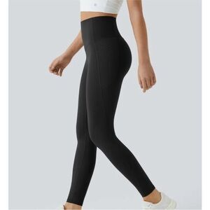 Halara Play It My Way Hi Rise Black Leggings Sz Medium NWT